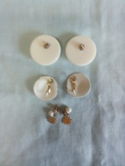 UNISEX Vintage ASSORTED Earring LOT Napier CLIP ON Earrings With PUSH BACKS