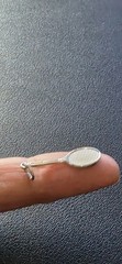 Vintage Sterling Silver Tennis Racket Pendant Charm 925 R.L. Griffith 1950-1970
