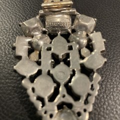 Vintage Eisenberg Original Signed Waterfall Teardrop Brooch