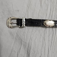 Vintage Brighton Leather Concho Buckle Bracelet 1992 Western Boho