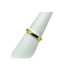 10k Yellow Gold Diamond Stackable Woman Band Ring 3 mm Size 7