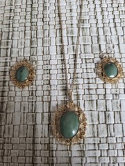 Sorrento 1/20 12k Gold Filled Pendant Necklace Earrings Set
