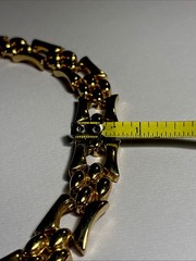 Vintage Erwin Pearl Designer Gold Tone Necklace Signed