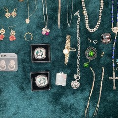 Vintage Fashion Jewelry Rings, Bracelets, Necklaces, Pins, Earrings, Rosaries