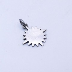 Sterling Silver 925 Blank Engravable Bracelet Charm .7″