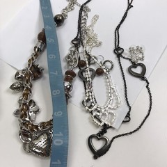 Vintage To Mod Heart Jewelry lot Love Retro Rockabilly locket 1+ pounds Coquette