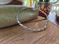 VTG Mexico 925 SS Collar Cuff Twist Necklace