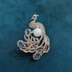 Classical Vintage Phoenix Dragon Brooch Corsage Pin for Women Suit Jewelry Gift