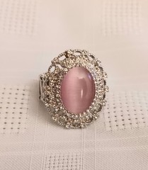 Jewelry lot 5 beautiful rings SIZE Stretchable 6 to 8 CZ Marcasite Rhinestone