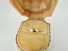 Antique Victorian 10k Gold Baby Starburst Ring Pendant Charm Seed Pearl Read
