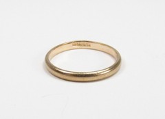 Vintage BDA Budlong Docherty & Armstrong USA 10K Gold Baby Childs Ring Sz 1.5