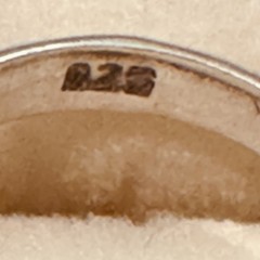 Vintage Turquoise Sterling Silver Teardrop Ring Sz 6.5 Morning Sun Cicle M Stamp
