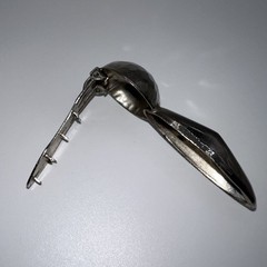 Vintage Fur or Scarf Clip Brooch with Gripping Posts Non Sliding Spring Tension