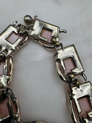 Vintage Pink Necklace Coro Moonglow Thermoset