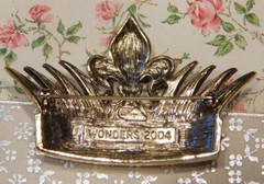 Vintage WONDERS 2004 Masters of Florence Medici Rhinestone Crown Pin ~ Estate