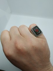 Metal ITK Ring USSR Soviet Russia Prison ART Criminal Retro Vintage Handmade⭐