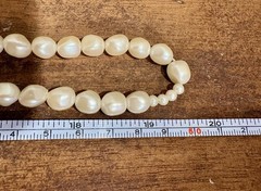 Vintage Womans Necklace “KJL For Avon”Butterfly Faux Pearls See Description