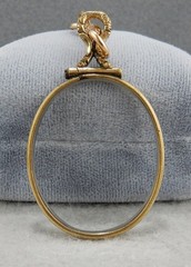 Antique Victorian Gold Filled Pocket Watch Chain 26″ Necklace & Quizzing Glass