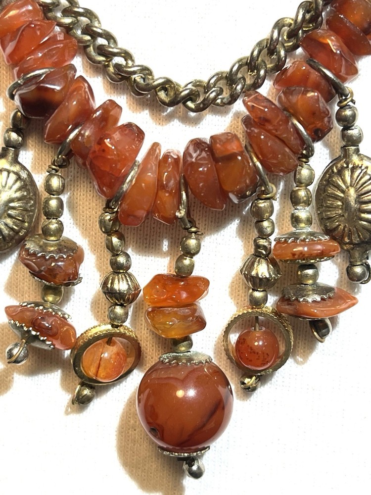 Amber Nuggets With-Insect..charms, Chains, Necklace