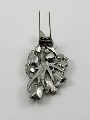 Vintage Eisenberg Original Clip W/ Clear Rhinestones