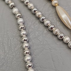 Vintage Napier Beaded Necklace Lot of 3 Metal Beads Acrylic