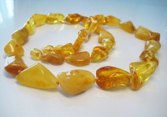 Genuine Massive Amber Beautiful Baltic Amber Necklace 21 inches !!!