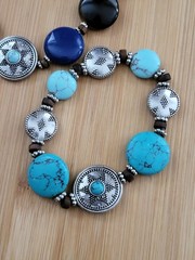 Southwest Jewelry Mixed Lot Costume Genuine Semi Precious Stone Faux Turquoise