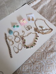 Huge Junk Drawer Lot Mixed Vintage To Now Jewelry Pieces Parts Crafts Repair #1