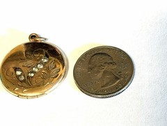 Antique Victorian Fancy Gold Filled Locket