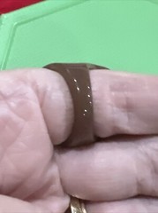 Plastic Lucite Ring Size 9.5
