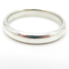 925 Sterling Silver Vintage Classic Wedding Band Ring Size 11.25