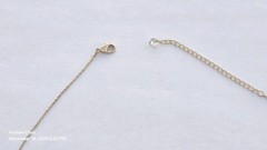 ​Vintage 2000s Gold Plated Triple Heart Necklace Rhinestone Dainty Y2K Jewelry