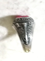 1969 Chaffee School Red Devils Class Ring Sterling Silver Red Stone size 9.75-10