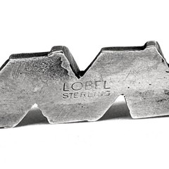 RARE Vtg Modernist Sterling UNUSUAL PAUL LOBEL BROOCH Pin Machine Age MCM 1950s