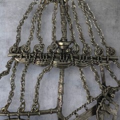 Vintage Sailing Ship Necklace Silver Tone Nautical Pendant 60s 70s