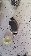 Belais Vintage Watch Case Marked Platinum on 18kt Belais 3.3 Grams PARTS/REPAIR
