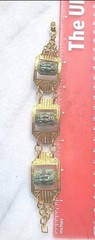 DESTASH! VINTAGE NEIGER EGYPTIAN PENDANT SPHINX GLASS CABACHON NECKLACE BRACELET