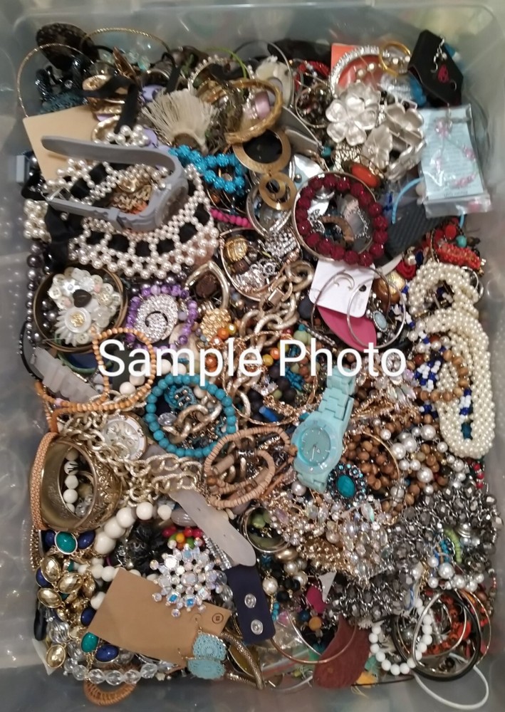 10 Pound Vintage to Modern COSTUME JEWELRY Lot All Wearabe No Junk