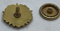 Vintage 1950’s LG Balfour 1/10 10K GF LINCOLN-MERCURY Lapel Pin Screw Back & Box