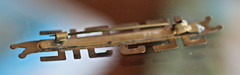 antique :* HAND-MADE NAME PIN “J E S S I E” *: c-clasp L@@K!!