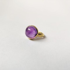925 Starling Silver Created Amethyst Ring Size 7 Handmade Art And Deco Victorian