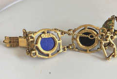 Juliana D&E for Celebrity Moroccan Matrix Carved Glass Cabochon Bracelet Book Pc
