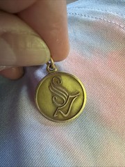1968 Vintage 10k 1/10 Gold Fill AWTAR SAV Charm Pendant