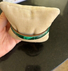 Vintage Copper and Green Malachite Inlay Bangle Bracelet 2.25″ Diameter