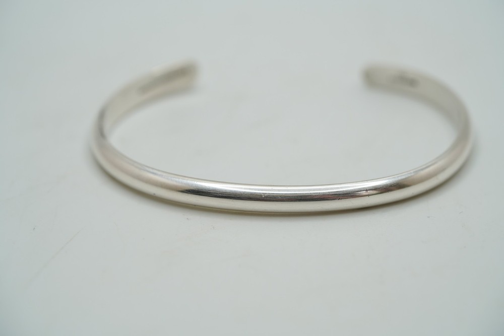 Vintage Sterling Silver Handwrought IC Cuff Bracelet JB50