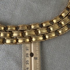 Rare Ciner MMA Museum Of Modern Art Necklace Collar Link Panther *455