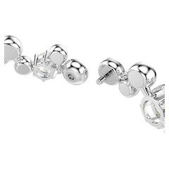 Swarovski Constella bracelet Mixed cut, white, rhodium plated