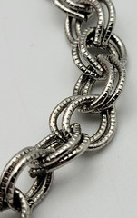 Vintage Silver Plated Double Rolo Chain Necklace 22″ Unisex