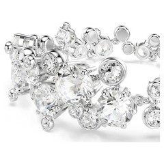 Swarovski Constella bracelet Mixed cut, white, rhodium plated