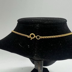 Y2K Marilyn Nameplate Necklace Gold Tone Chain 2000s Personalized Jewelry